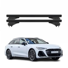 Menabo Dachträger Grundtäger für Audi A6 C9 Avant 2025-2026 Aluminium Schwarz 2x