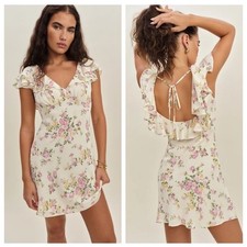 Size 2 Reformation Arni Posy Floral Mini Dress