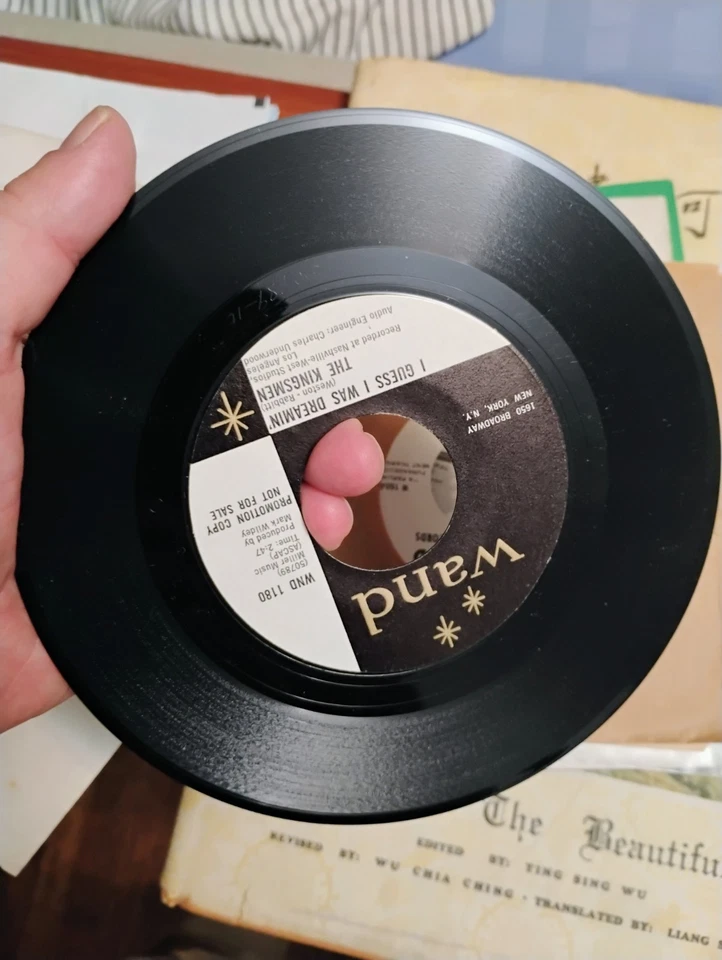 KINGSMEN 45 RPM PROMO- On Love - I Guess I Was Dreamin’ 1968 Wand  Mint NOS - Image 2 of 4