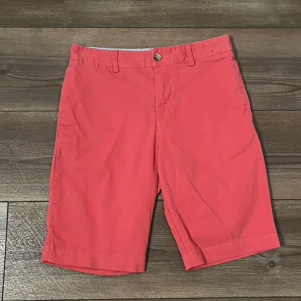 Pantalones cortos Polo Ralph Lauren para niños talla 12 rojos Foto 2 de 4