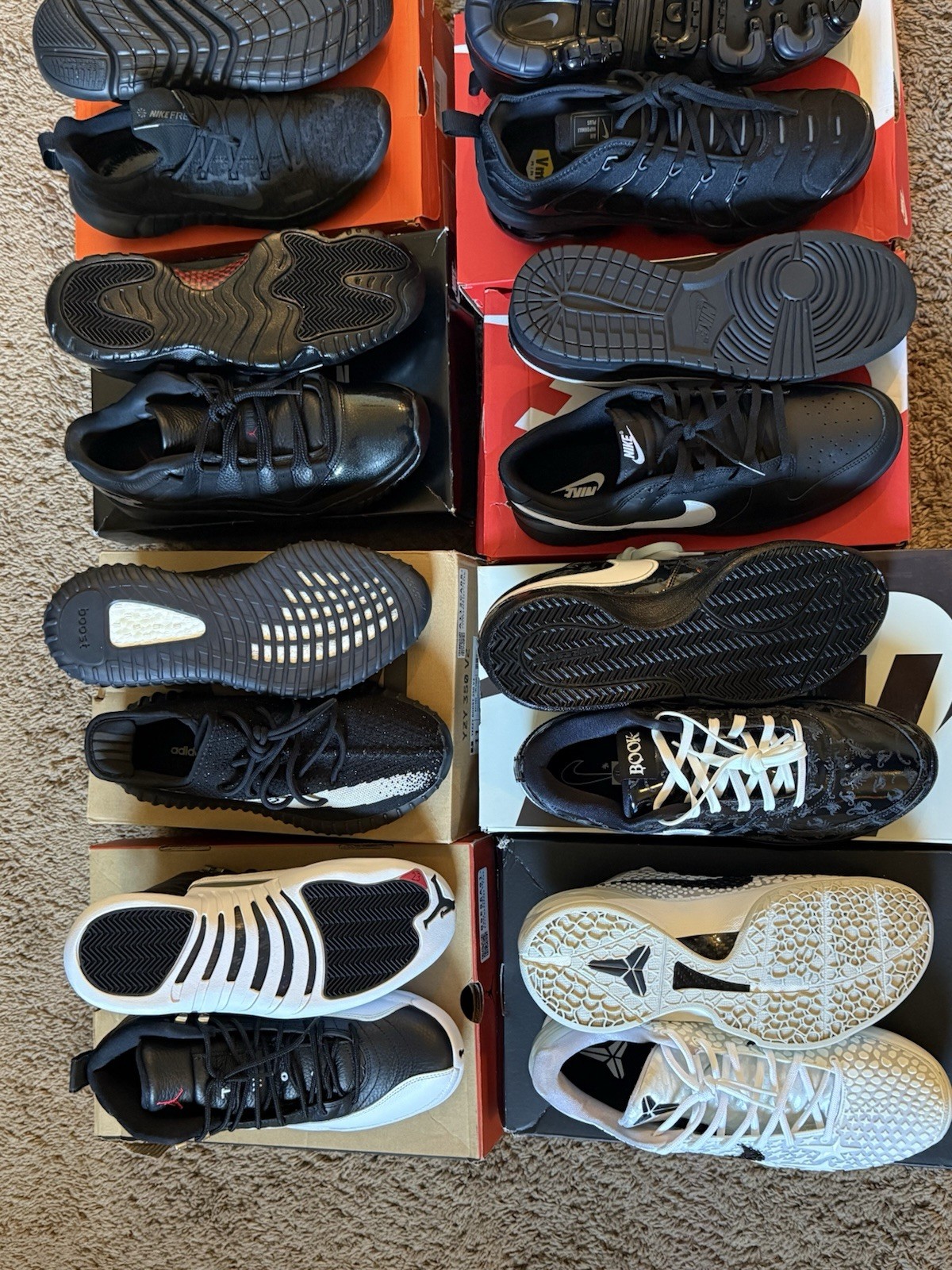 Lot 9 Sneakers Nike Jordan adidas Men's Athletic Shoes Air Jordan Yeezy Boost  thumbnail 14