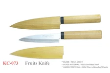 Kanetsune Seki Japan KC-073 Stainless 93mm Cherry Kitchen Cutlery Fruit Knife