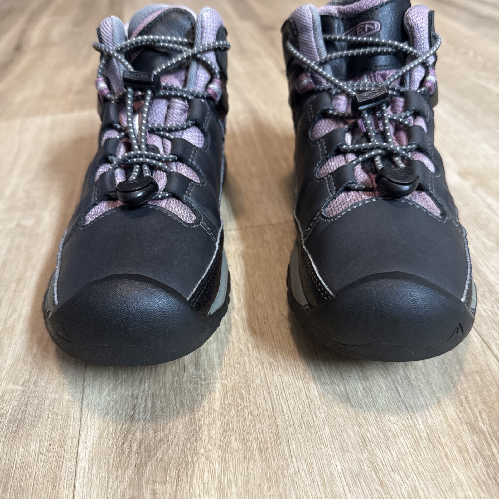 Stivali da trekking KEEN Targhee Mid impermeabili 1020131 giovani ragazze neri taglia 4