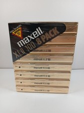 Maxell XLII 100 High Bias 8 PACK Cassette Tapes Sealed NOS