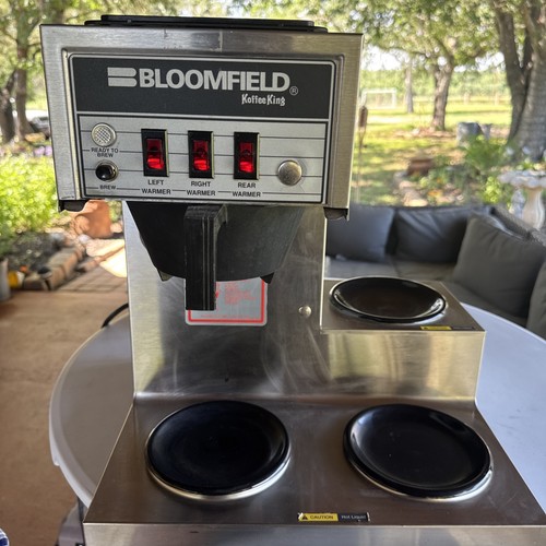 Commercial Coffee Maker Bloomfield Koffee King, 3 Burner , Model 8572