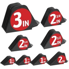 3 Inch Clipper Guards, Hair Guide 8pcs From 1.25-3 Inch, Dark Gray