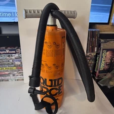 liquid force kiteboarding pump orange with adapter nozzle