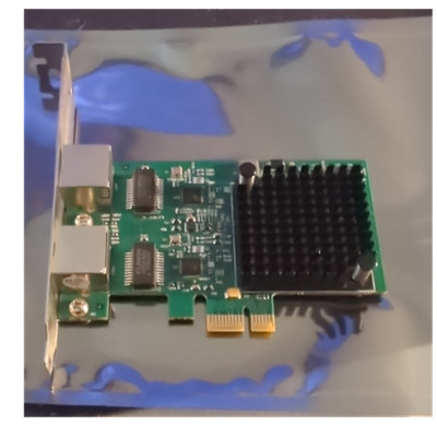 Dual Port PCI Express Ethernet RJ-45 2-Port Wired Network Card Adapter