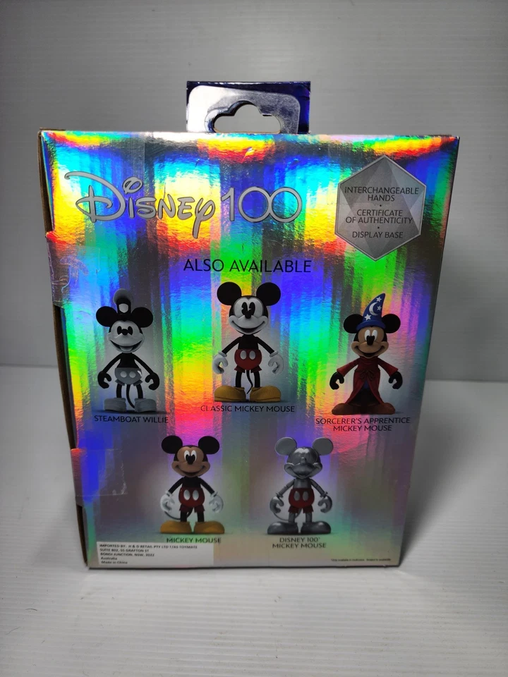 Disney 100 6' Steamboat Willie Collectible Figure - Mickey Through The Ages New - image 3 of 3