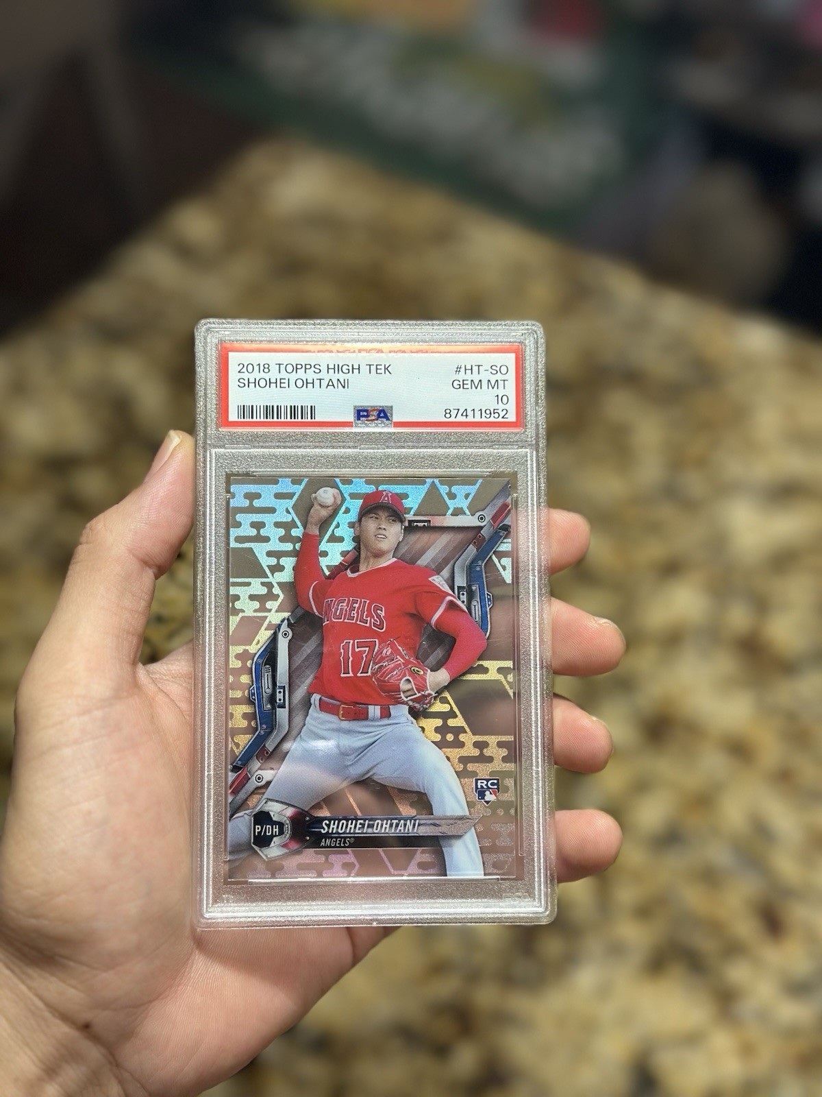 2018 Topps High Tek - Shohei Ohtani #HT-SO Diamond Pattern (RC)