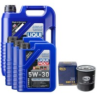 MotoröL Set High Tech 5W-30 Liqui Moly 8 Liter + ÖLfilter FüR Daf 400 2.5 Td