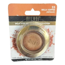 Milani Bella Copper Metallic #23 Gel Powder Eyeshadow Pure Color NEW HTF