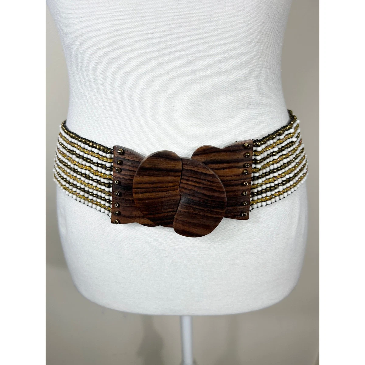 Beaded Wide Multicolor Belts for Women for sale | eBay display picture 2