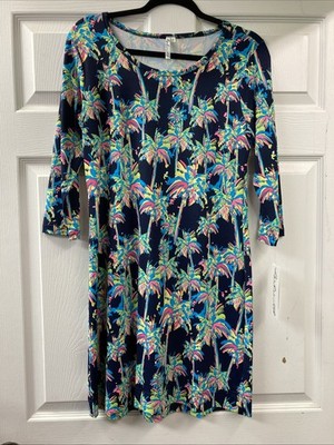 chinese dress ladies Adventura Dress - Tropical Palm Print Midi main image 0
