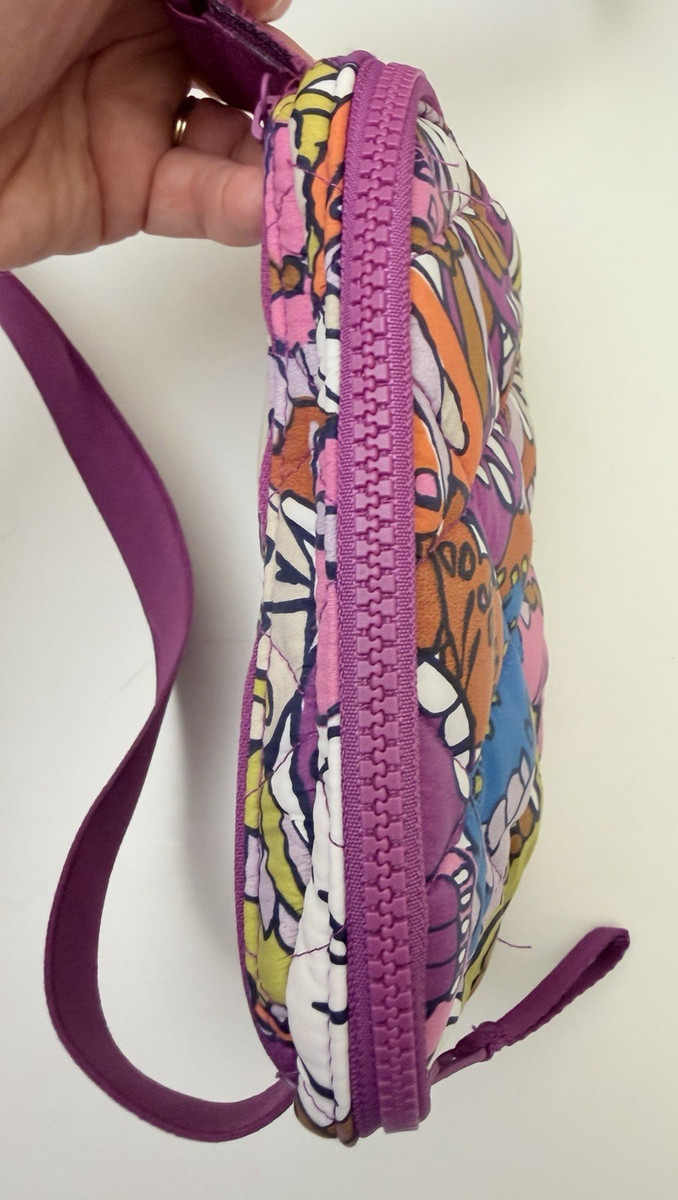 Vera Bradley Flutter Springbrook Sling Featherweight Crossbody Bag Butterfly EUC View 6