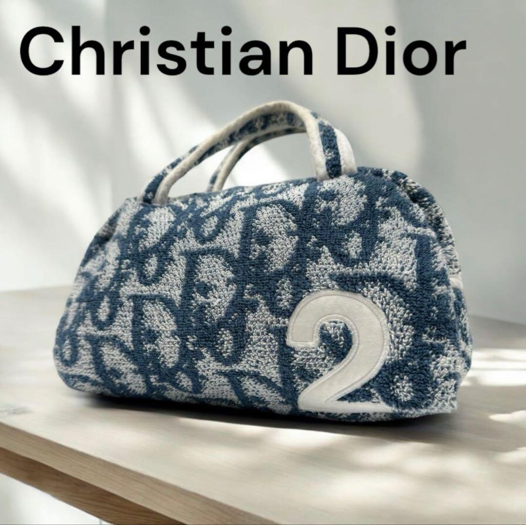 Authentic Used Christian Dior Mini Trotter Handbag in Excellent Condition