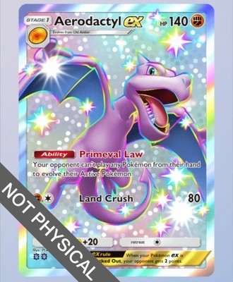 aerodactyl pokemon card ex Pokemon TCG POCKET - Aerodactyl EX Shiny 2 , Extradimensional Crisis,  English