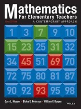 Mathematics for Elementary Teachers: A Contem...
