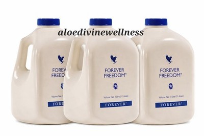 3 bottles of Forever Freedom 33.8 fl.oz (1 Liter) Exp.2028