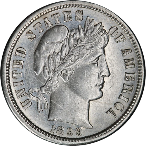 1899-S Barber Dime AU/BU Details Nice Eye Appeal Nice Strike