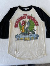 Vintage 1981 Rolling Stones L.A. Coliseum Sold-Out Concert T-Shirt