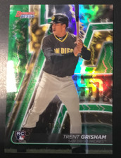 2020 Bowman's Best - Trent Grisham #47 Green Refractor /99 (RC) YANKEES