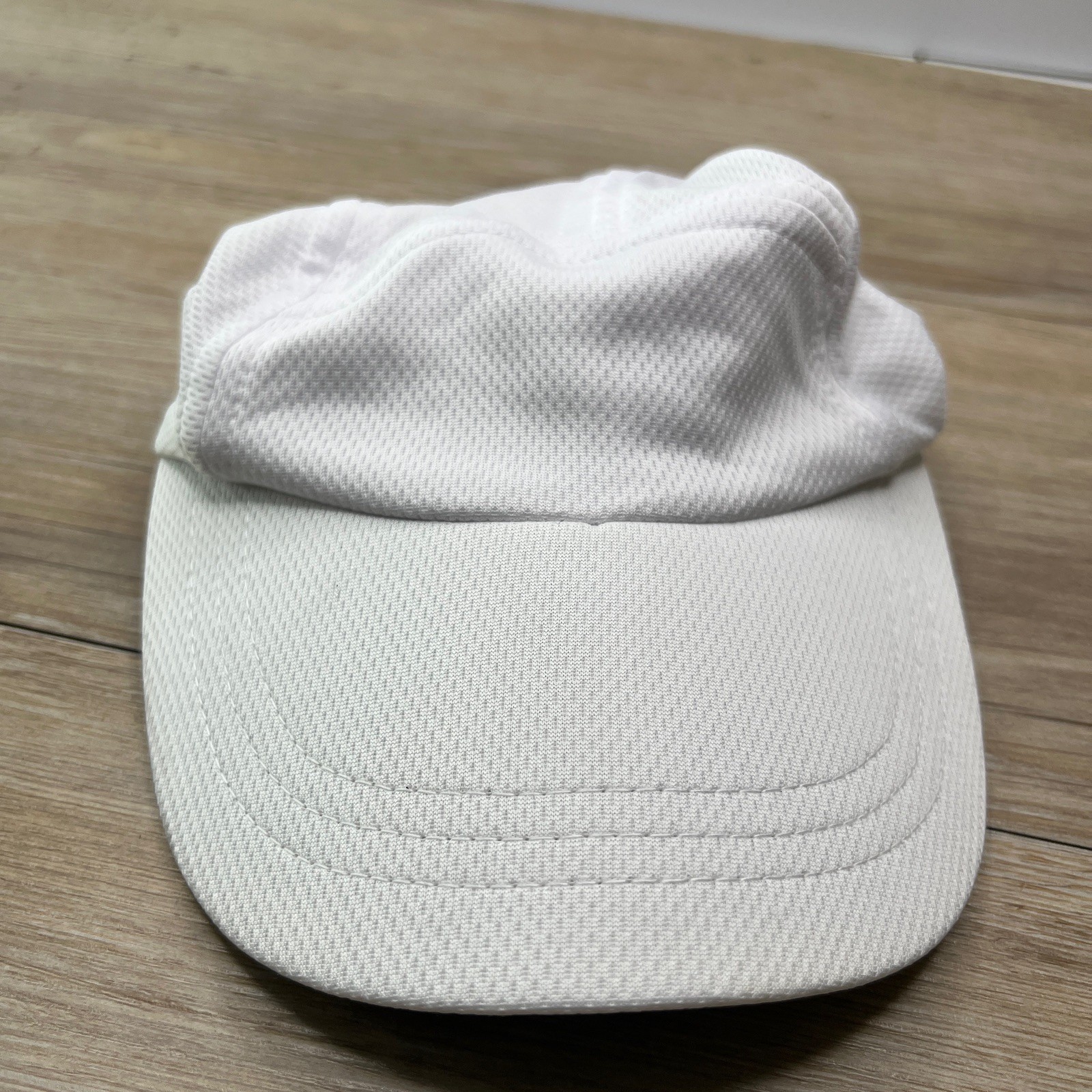 Solid Blank White Hat White Hat Adjustable Adult … - image 3
