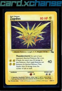 zapdos pokemon card ebay 1st Edition Zapdos