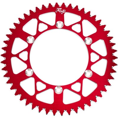 Fire Power Rear Aluminum Sprocket - Red, 520 / 50T 225-50 RED