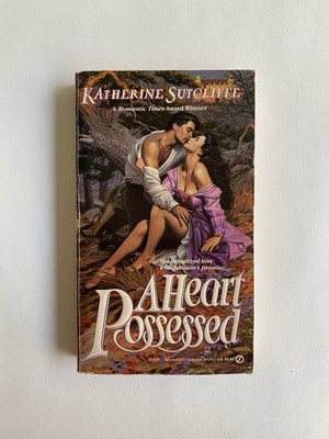 A Heart Possessed by Katherine Sutcliffe 1988 Signet Vintage Historical Romance