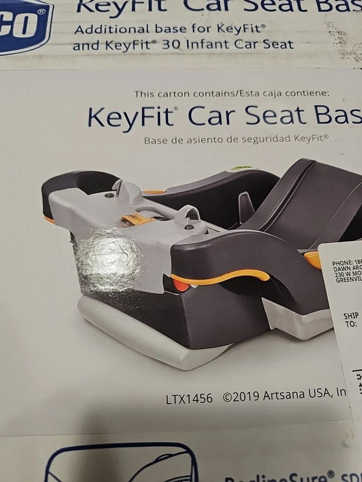 Base de asiento de coche infantil Chicco KeyFit 30, fabricación de base Stay-in-Car 02/2024 Foto 3 de 4