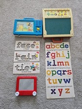 Vintage Childrens Toys Etch A Sketch Fisher Price Disney