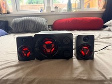 Goodmans Gaming Sound System 2.1 Speaker Set Subwoofer & Satellite Speakers