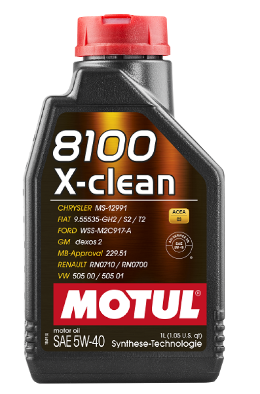 1 L Motul MotoröL 8100 X-Clean 5W-40 109227-image