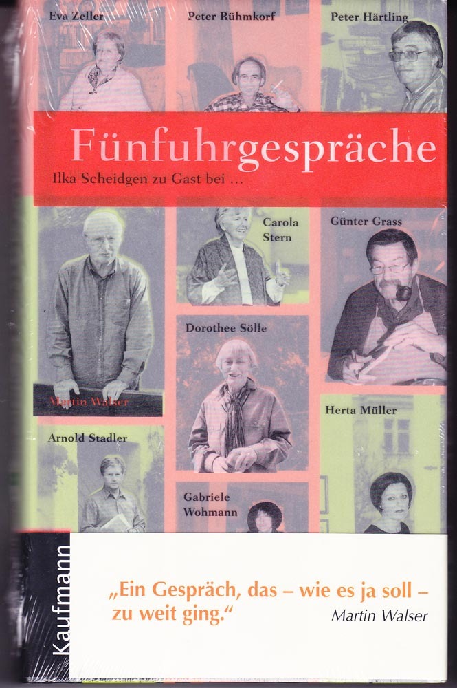 NEU OVP Buch Fünfuhrgespräche Ilka Scheidgen G. Grass gebunden 2008 eingeschweiß - lka Scheidgen G. Grass