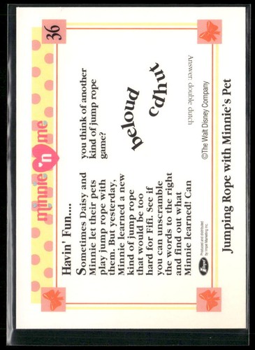 Disney Impel 1991 trading card/minnie 'n me Collector Cards Choose your Cards - Picture 3 of 121