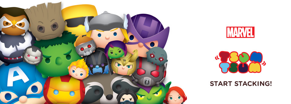 Tsum Tsum Marvel Series 1 2 & 3 Mystery Stack Pack or 3 Pack Vinyl