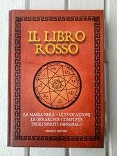 Il libro rosso - Magia Nera evocazioni gerarchiche complete Fanucci 1a Ed nuovo 