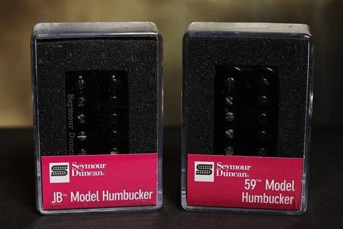SEYMOUR DUNCAN SH-4 JB & SH-1N 59 Model BLACK 4 Conductor Humbucker Pickup Set
