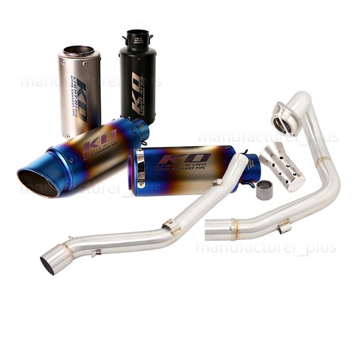 For Suzuki DRZ400SM DRZ400E DRZ400S Slipon Exhaust System 51mm Muffler