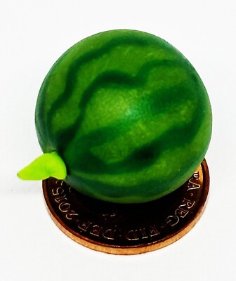 Dolls House Fruit Water Melon Large Hand Made Kitchen 1:12 Scale tumdee