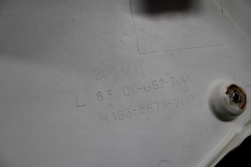 1999 97-99 HONDA XR70R OEM PLASTIC LEFT SIDE PANEL REAR NUMBER PLATE FAIRING - Picture 3 of 15