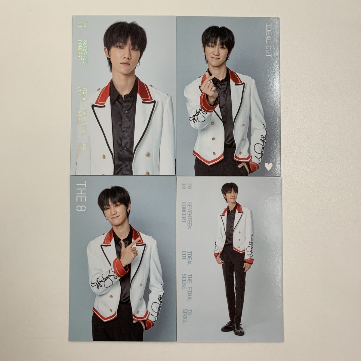 SEVENTEEN IDEAL CUT ENCORE MINGHAO THE 8 PHOTOCATD | eBay