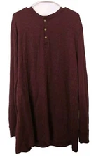 Men's Foundry Big & Tall Casual Long Sleeve Thermal Henley Shirt 