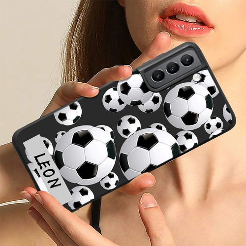 Football Personalised Name Boys Phone Case Cover For Samsung Galaxy S22 S23 S24 - Picture 57 of 102