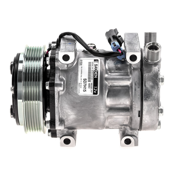 AC Compressor OEM Sanden SD7H15 fits Case-IH / Caterpillar / Mack / Volvo QR