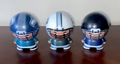 Lote Conjunto de 3 Figuras NFL Estatua Juguete New York Jets Seattle Seahawks Jaguars - Imagen 3 de 13