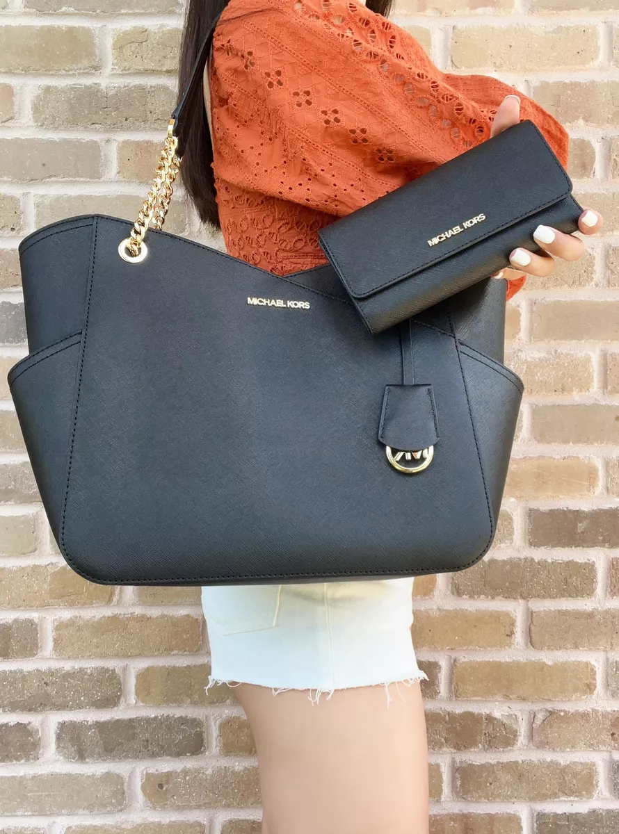 Michael kors jet set chain wallet sales