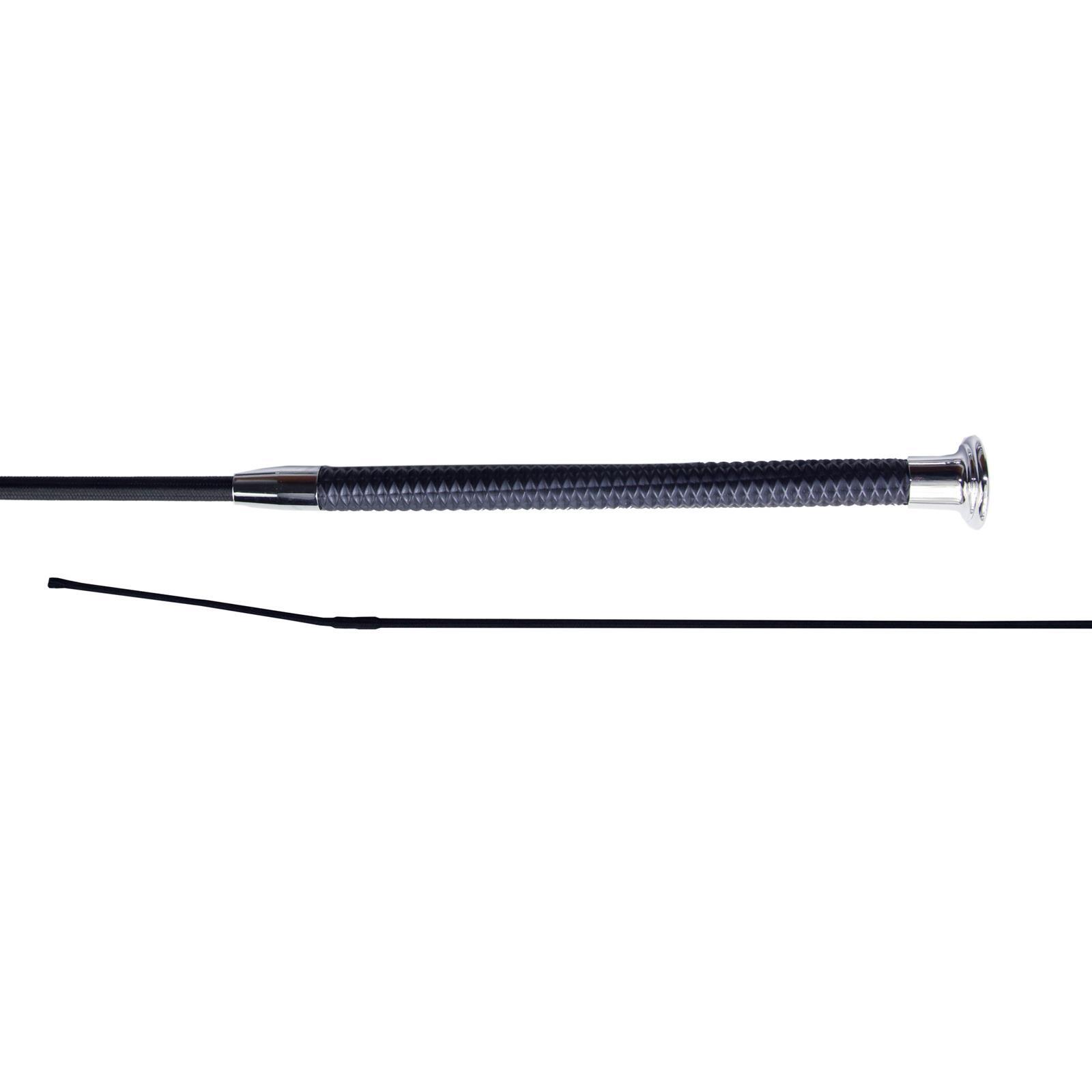Woof Wear Diamond Dressage Whip - Navy/Silver