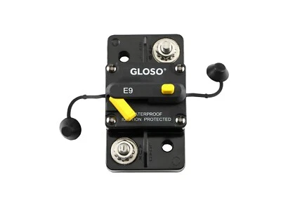 GLOSO E93 Extended Surface Mount 3/8"& 1/4" Diagonal Stud Hi-Amp Circuit Breaker